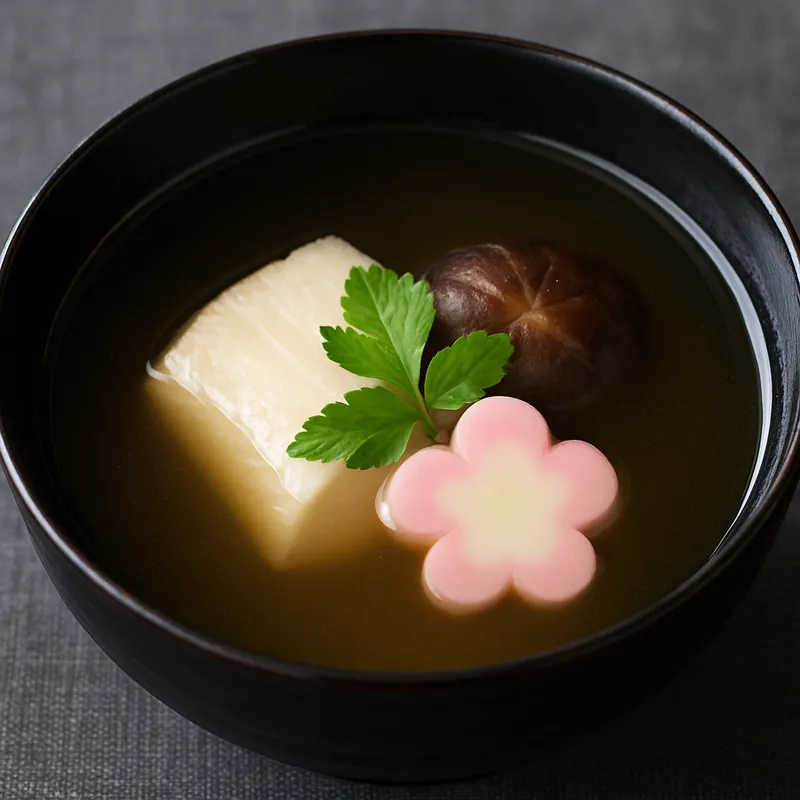 Suimono (Klare Dashi-Brühe)