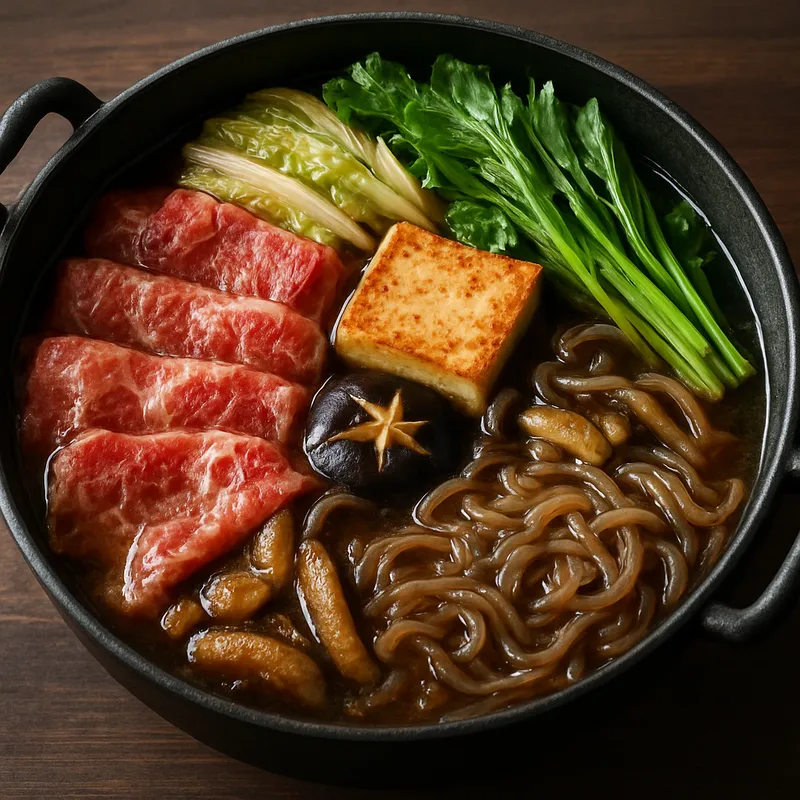 Sukiyaki (Süßer Soja-Eintopf)