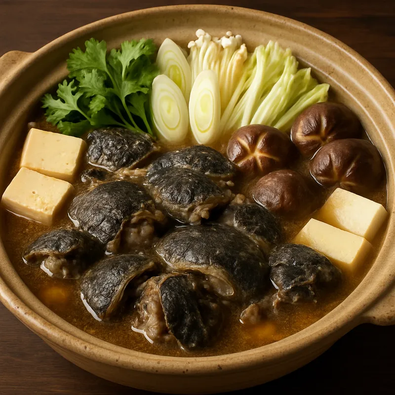 Suppon Nabe (Schildkröten-Eintopf)