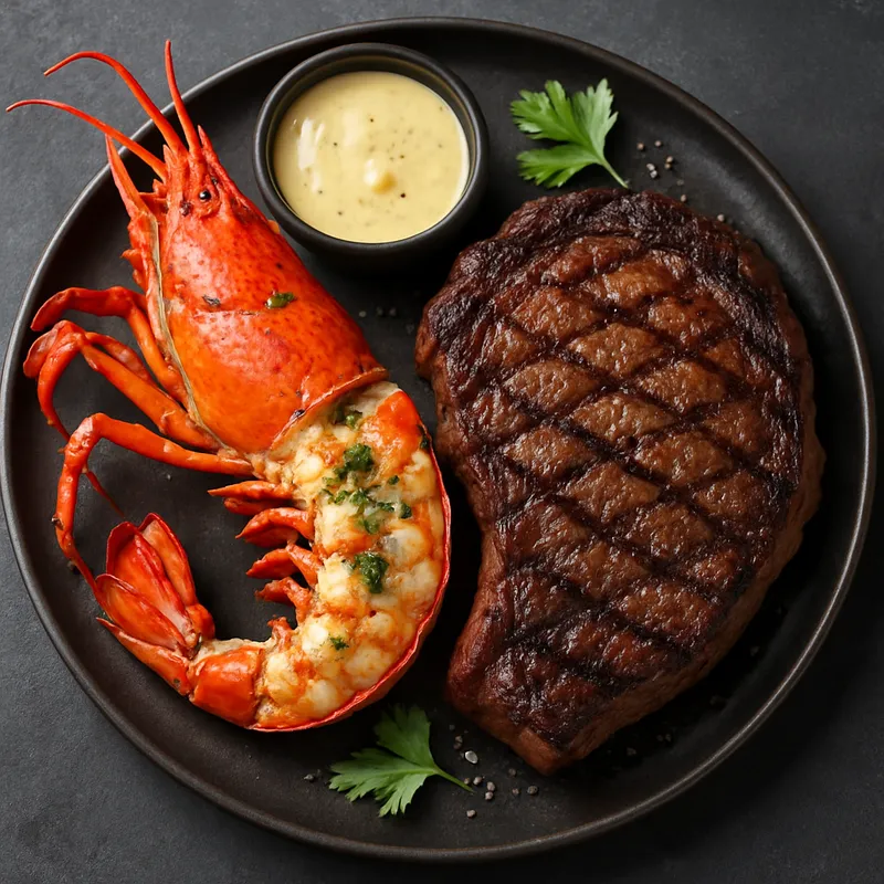 Surf and Turf: Steak und Hummer