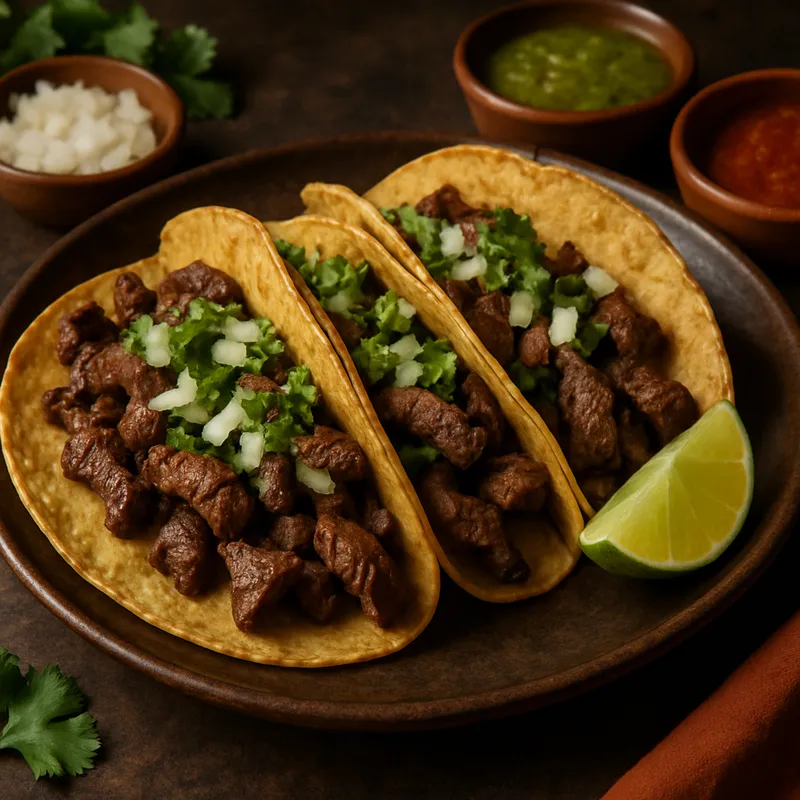 Tacos Al Carbón (Holzkohle-Tacos)