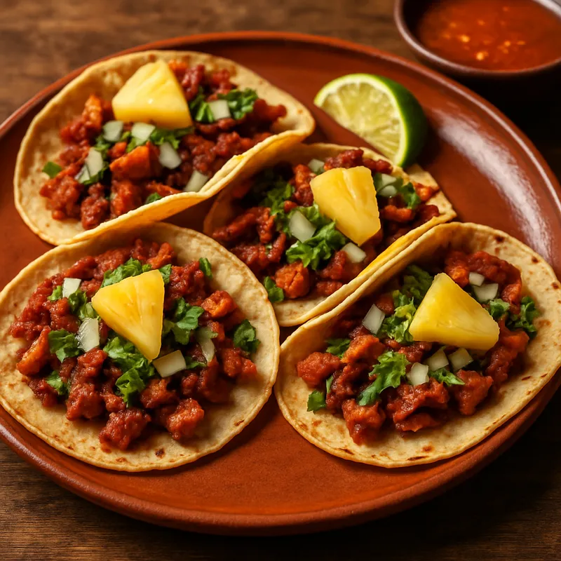 Tacos Al Pastor (Schäfer-Tacos nach Mexico-City-Art)