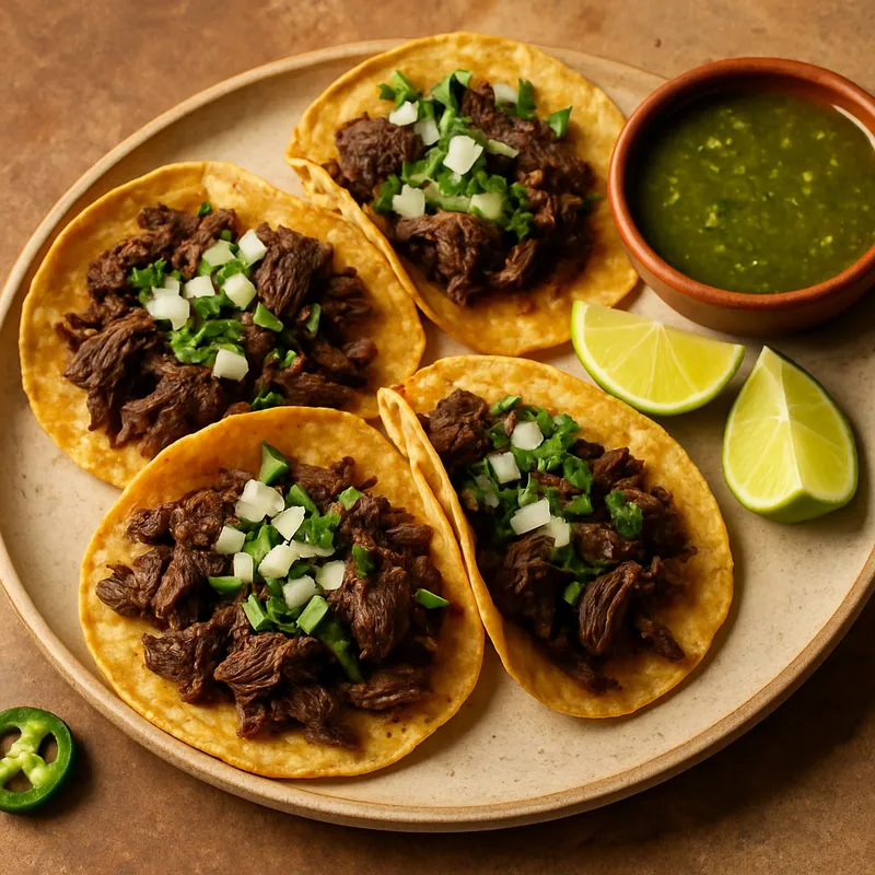 Tacos de Cachete (Rinderwangen-Tacos)
