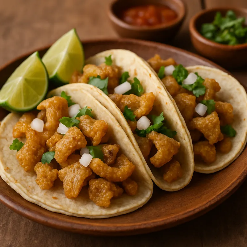 Tacos De Chicharrón (Schweineschwarten-Tacos)