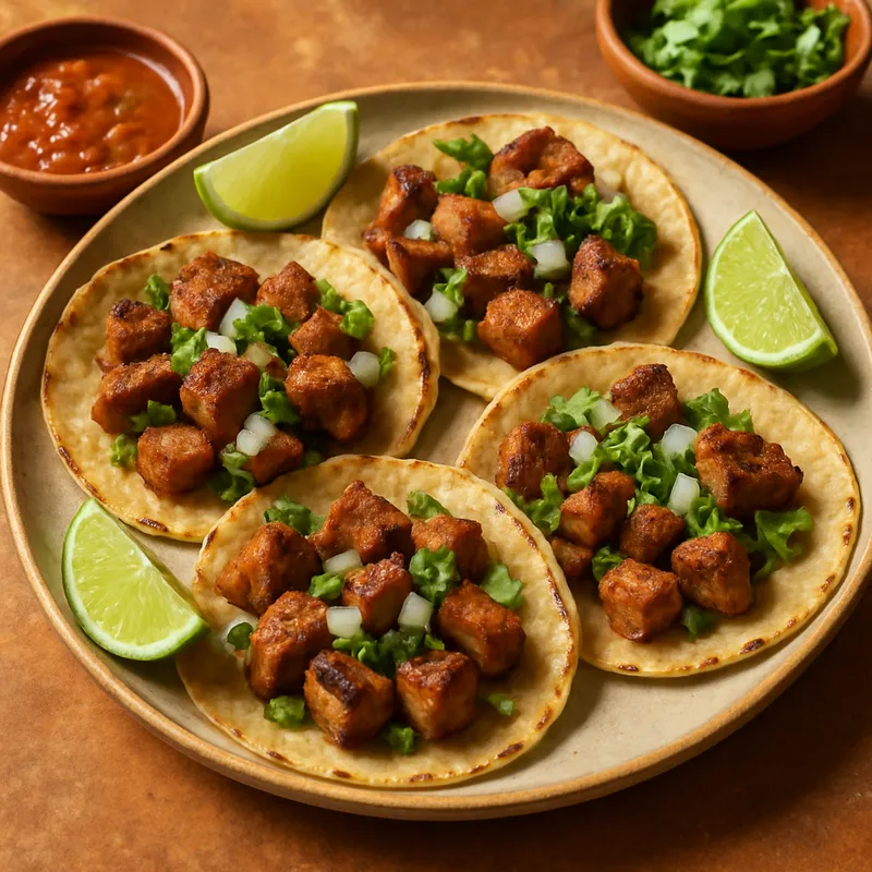 Tacos de Chuleta (Schweinekotelett-Tacos)