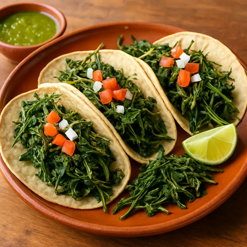 Tacos De Quelites (Wildkräuter-Tacos)