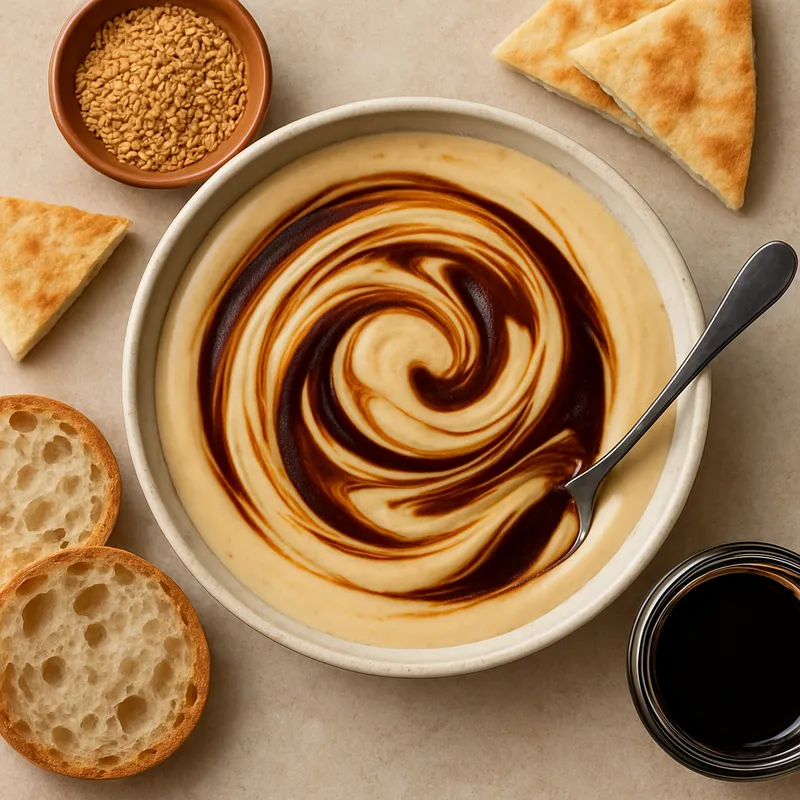 Tahini-Melasse-Frühstücksdip