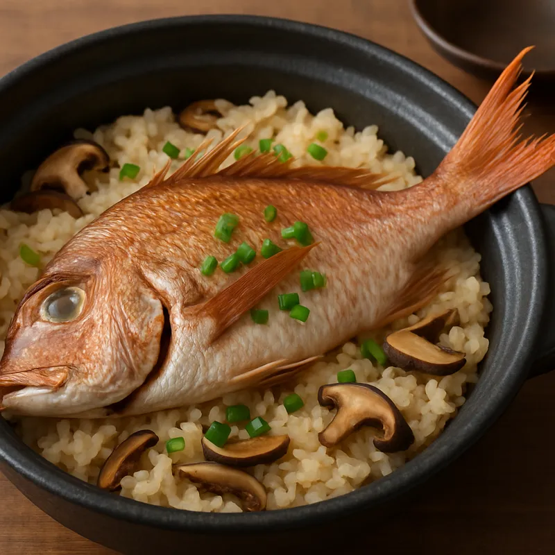 Taimeshi (Meerbrassen-Reis)