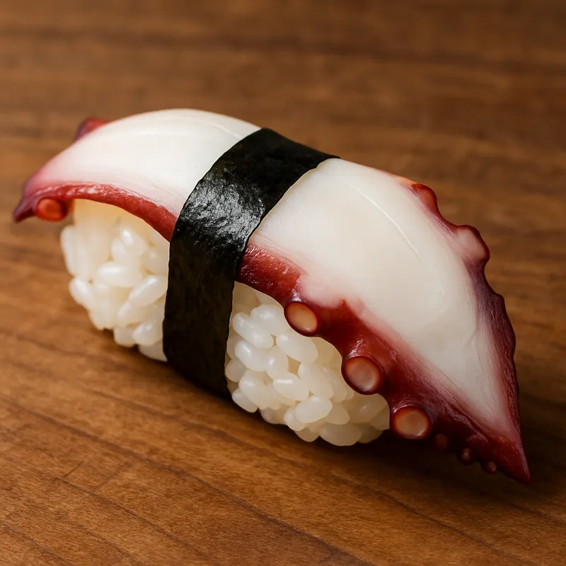 Tako Nigiri (Tintenfisch-Sushi)