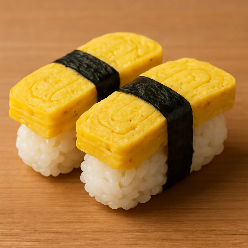 Tamago Nigiri (Eieromelette-Sushi)