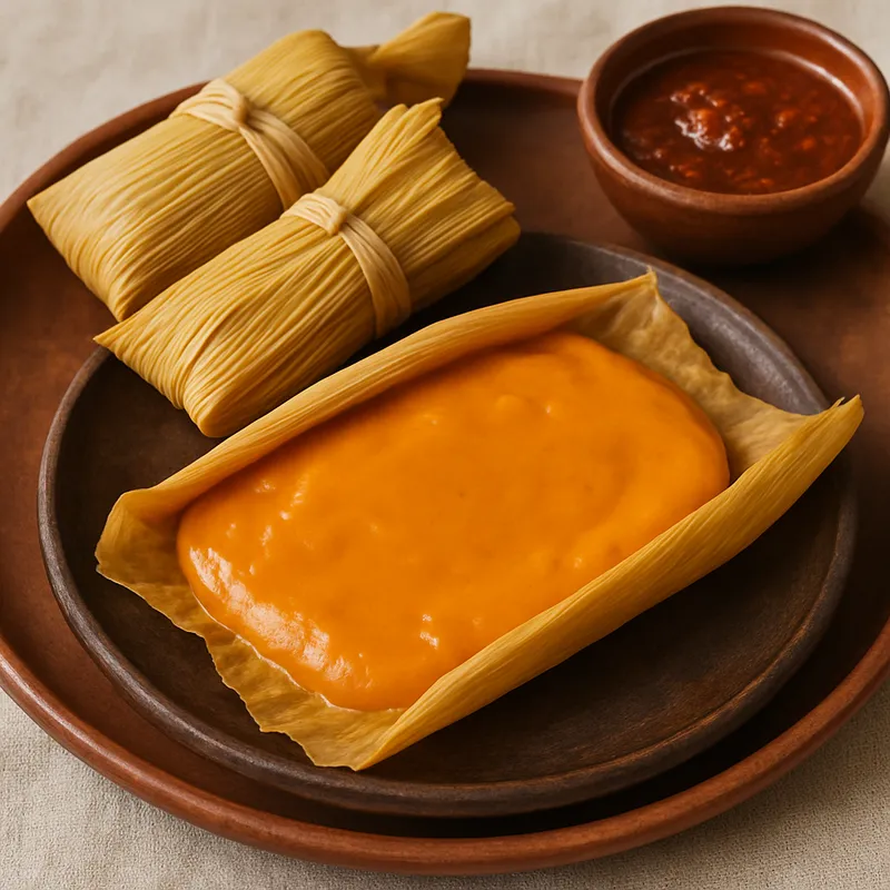 Tamales Colados (Passierte Tamales aus Yucatán)
