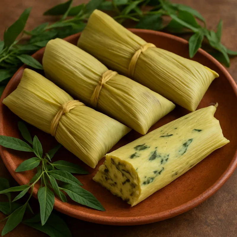 Tamales De Chipilin (Chiapas Kräuter-Tamales)