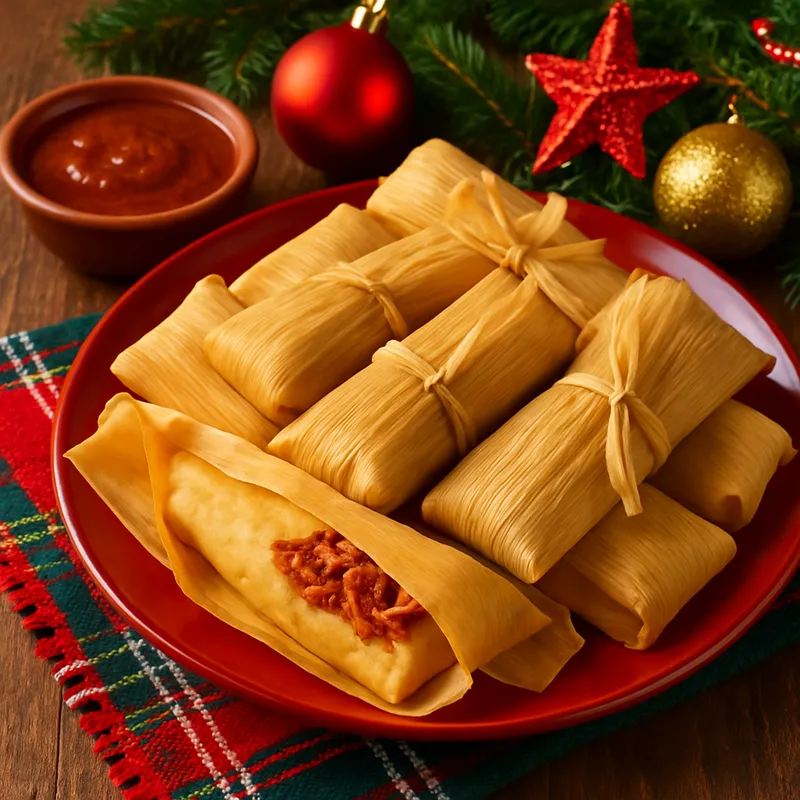 Tamales Navidenos (Weihnachtstamales)