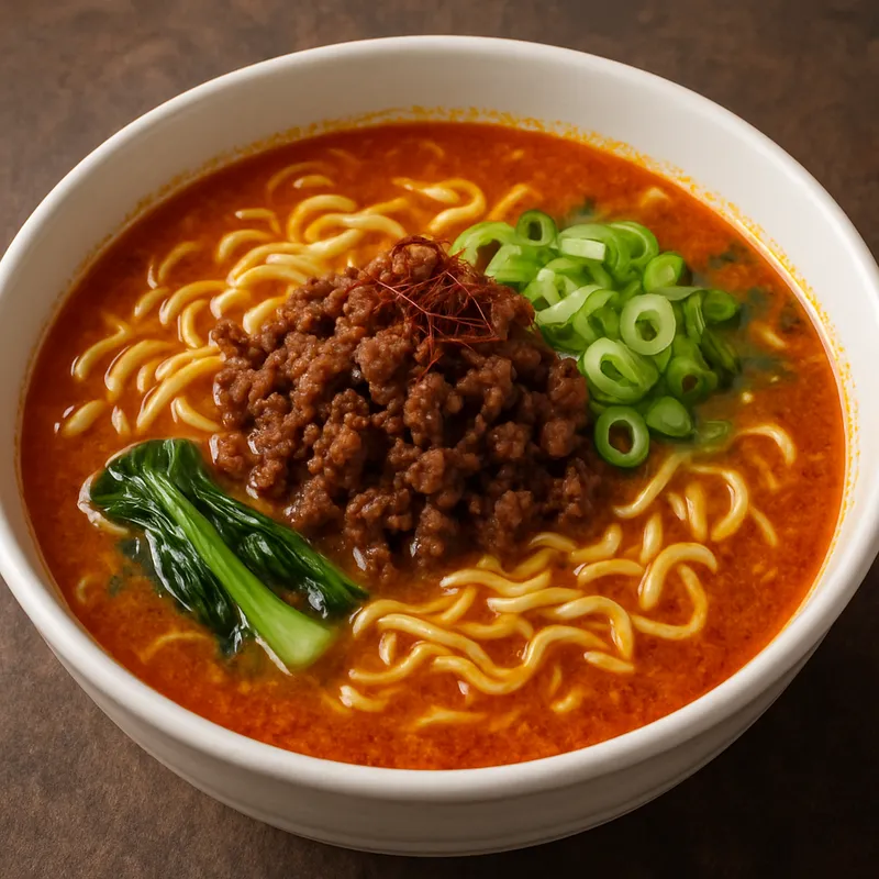 Tantanmen (Sesam-Ramen mit Schärfe)
