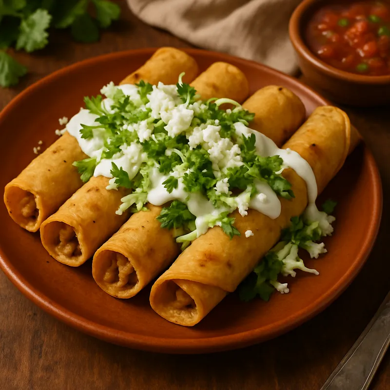 Taquitos Dorados (Goldene Taquitos)