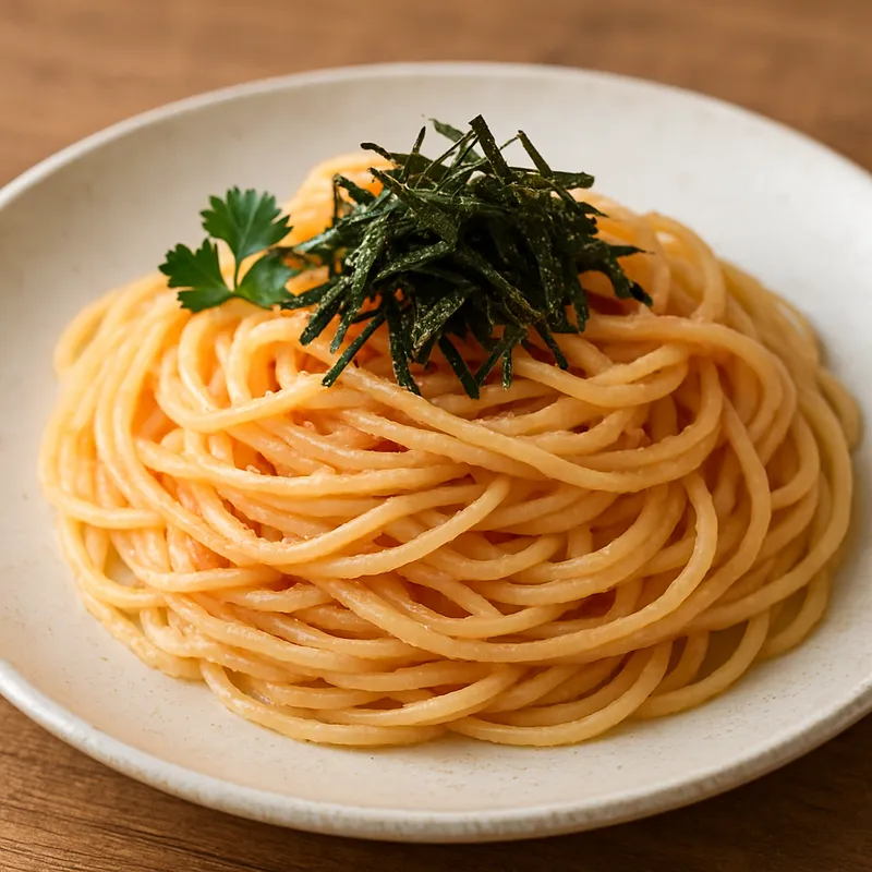 Tarako Pasta (Pasta mit Pollackrogen)