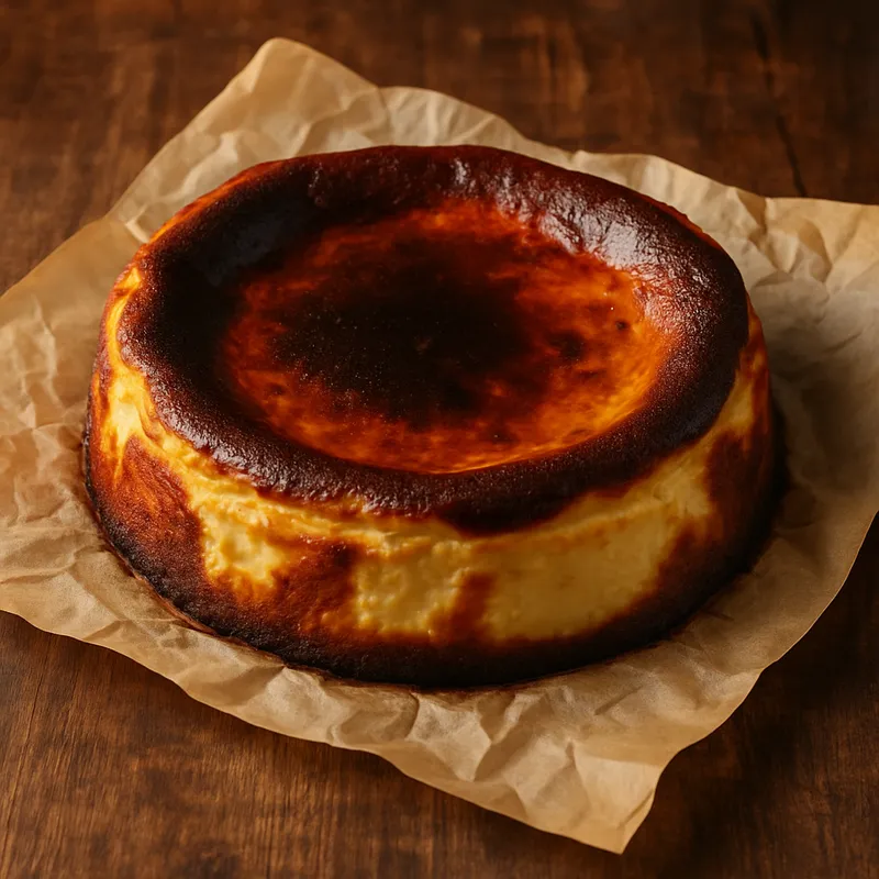 Tarta De Queso (Baskischer Burnt Cheesecake)