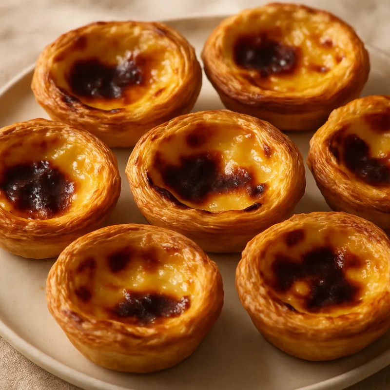 Tarte de Natas (Portugiesische Cremetarte)