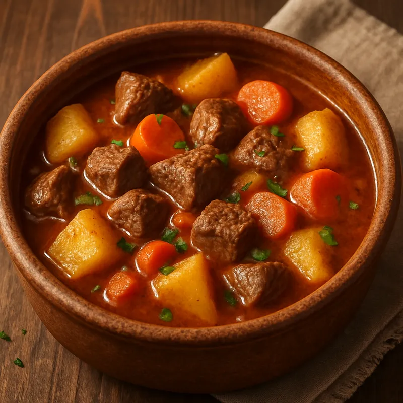 Tas Kebab (Fleischeintopf aus dem Steintopf)