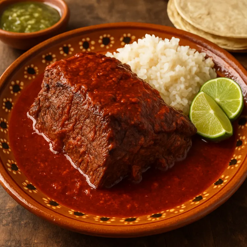 Tatemado de Res (Geschmortes Rindfleisch nach Colima-Art)