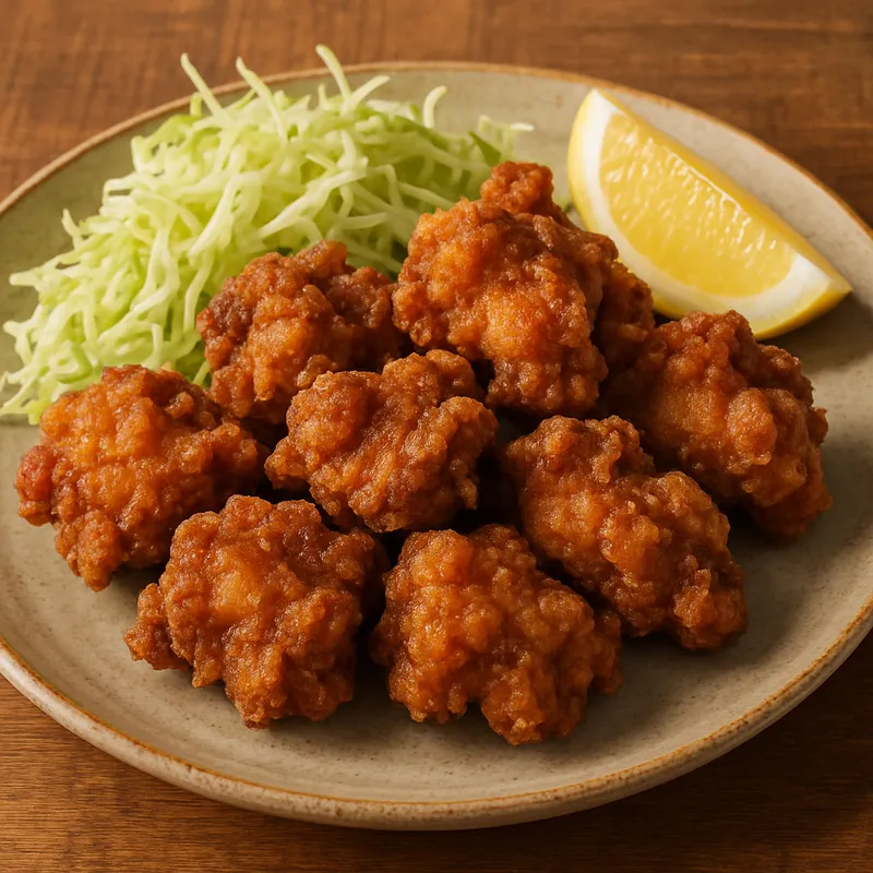 Tatsuta Age (Sojasauce-mariniertes Frittiertes Hähnchen)