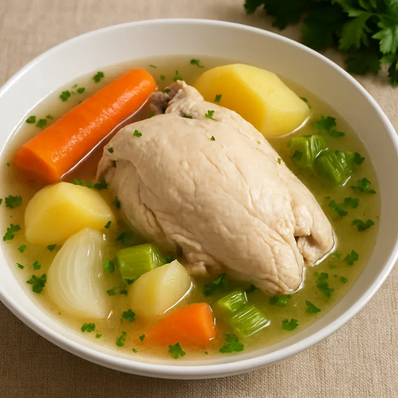 Tavuk Haslama (Gekochtes Hähnchen)
