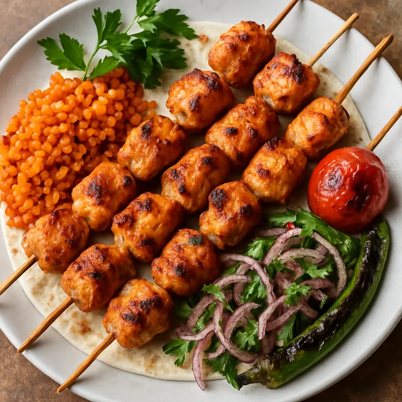 Tavuk Şiş (Türkischer Hähnchen-Spieß)