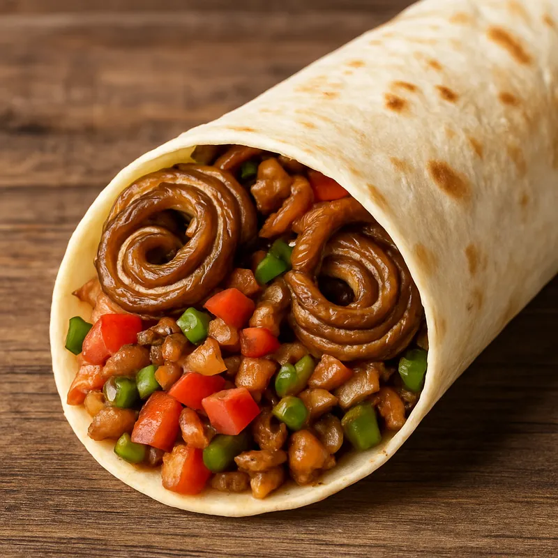 Tavuk Kokorec (Hühnerdarm-Wrap)