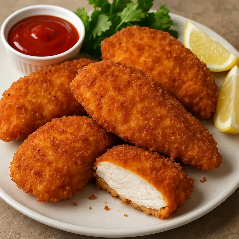 Tavuk Pane (Paniertes gebratenes Hähnchen)