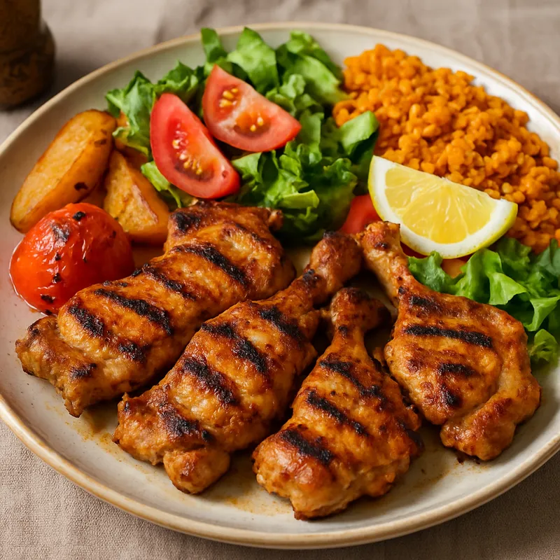 Tavuk Pirzola (Gegrillte Hähnchenkoteletts)