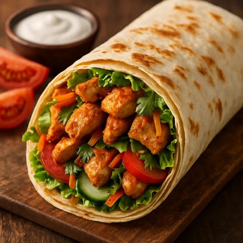 Tavuk Wrap (Türkischer Hühnchen-Wrap)