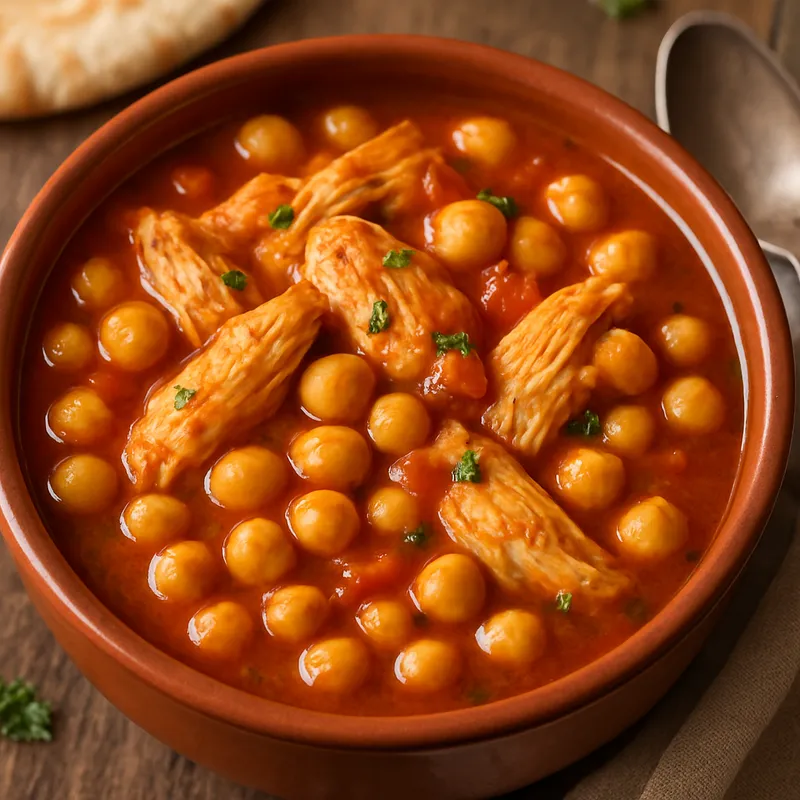 Tavuklu Nohut (Türkischer Hähnchen-Kichererbsen-Eintopf)