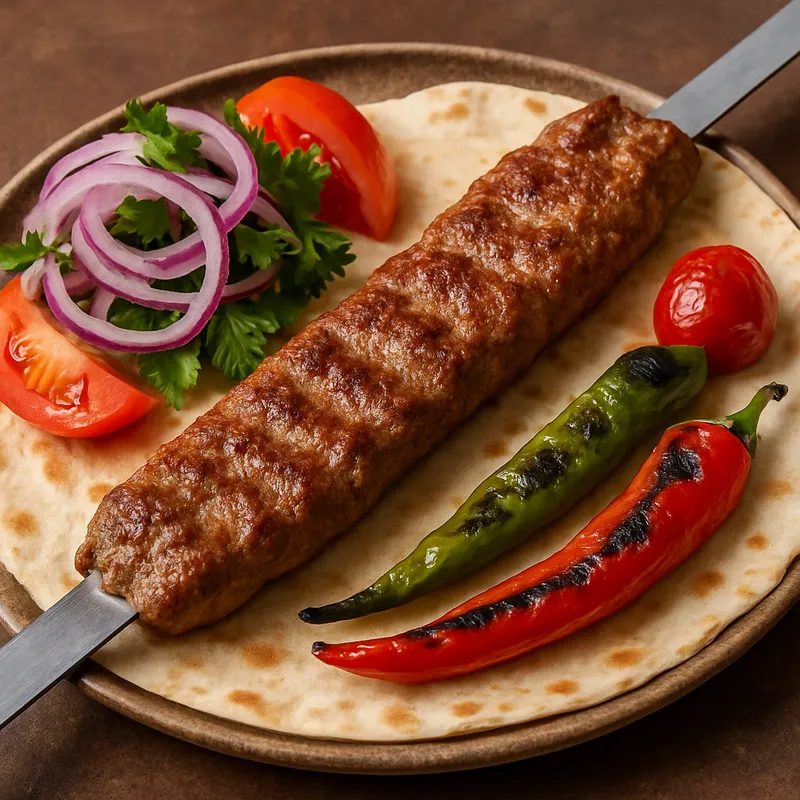 Tekke Kebab (Flacher Hackfleischspieß)