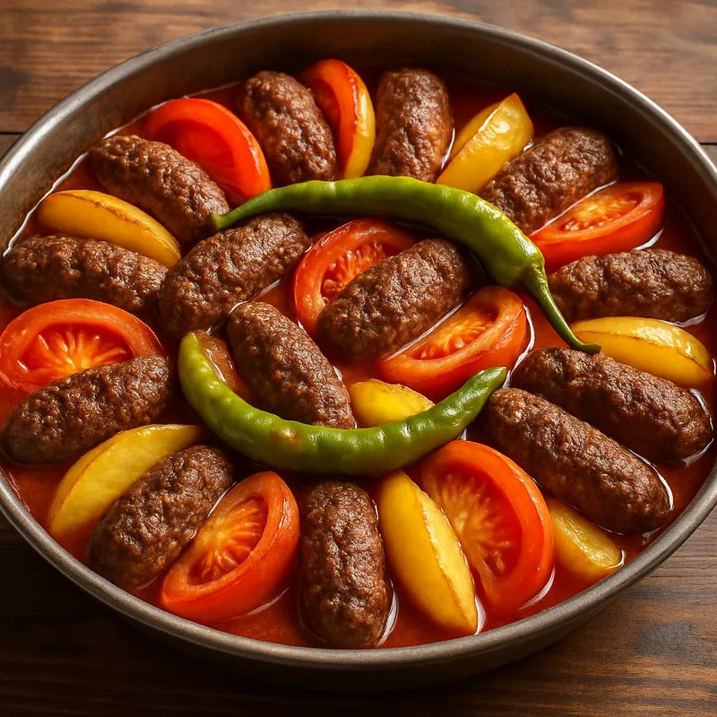 Tepsi Kebabı (Blech-Kebab aus dem Ofen)