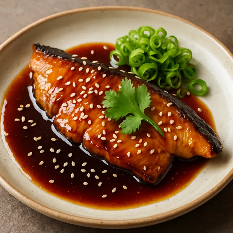 Teriyaki-Gelbschwanzmakrele