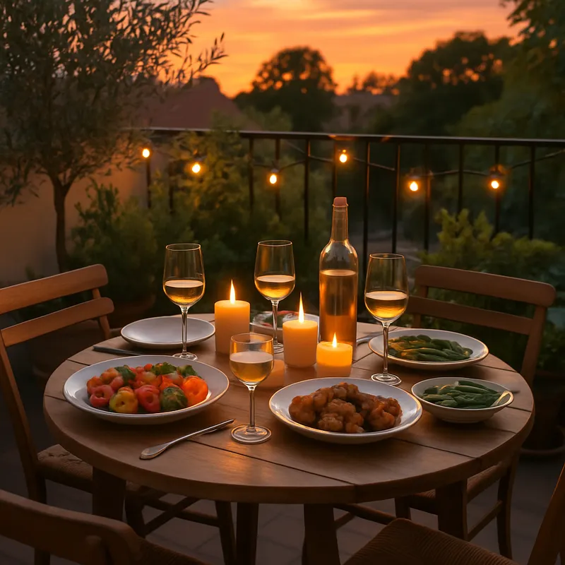 Terraza Sommerabendessen
