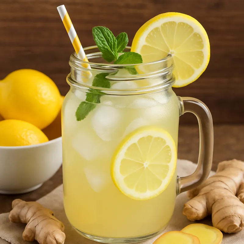 Thailändische Ingwerlimonade selbstgemacht