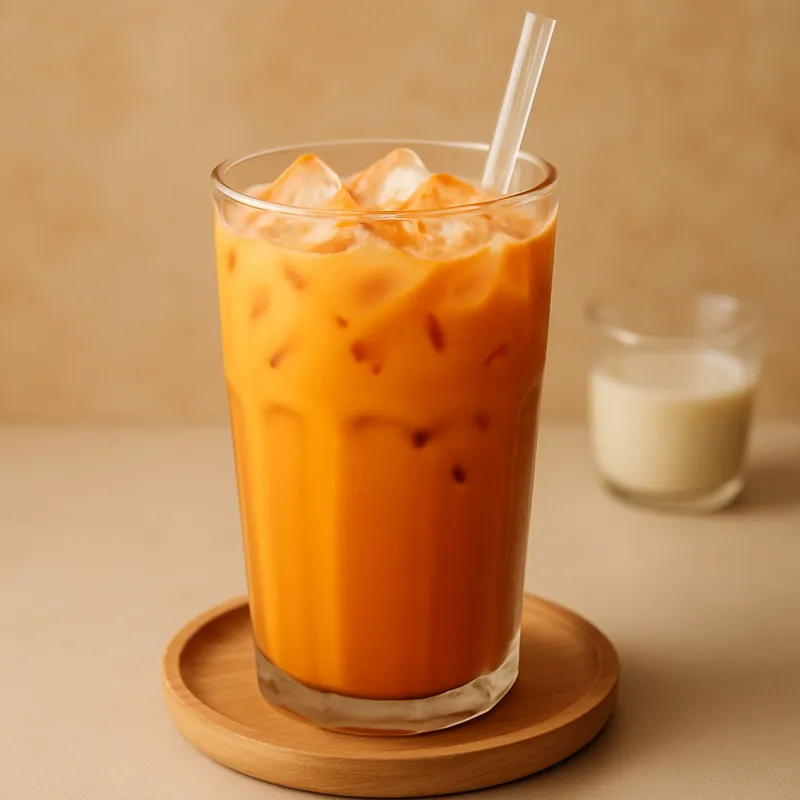 Thailändischer Eismilchtee (Cha Nom Yen)