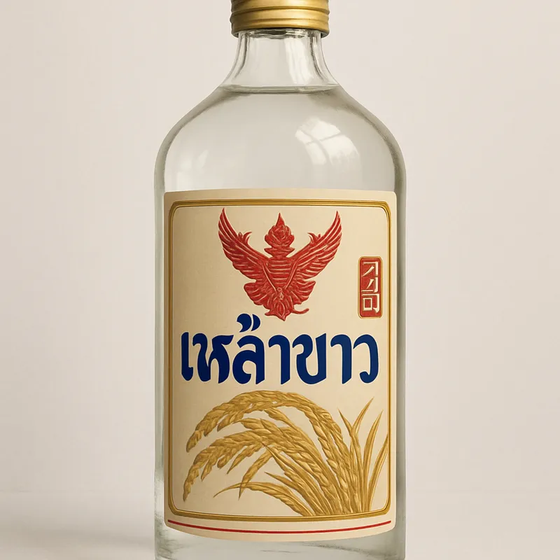 Thailändischer Reiswhisky Lao Khao