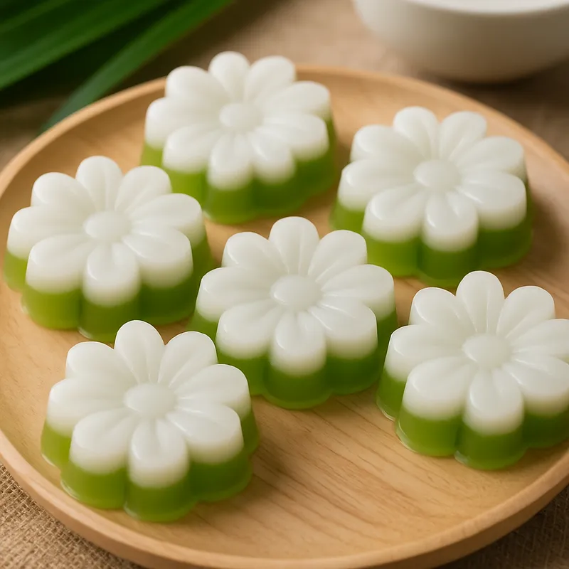 Thailändisches Gelee-Dessert Wun Kati