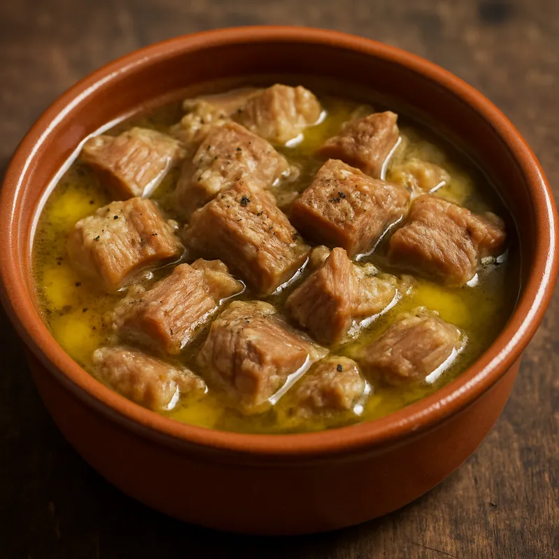 Thrakisches Kavourmas (Fleischconfit)