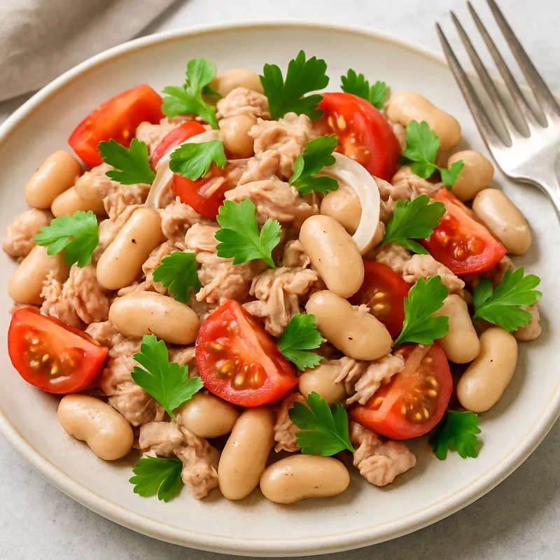Thunfisch-Bohnen-Salat