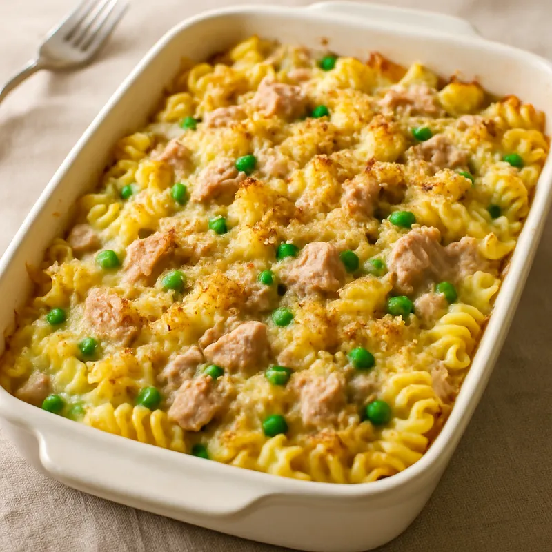 Thunfisch-Nudelauflauf