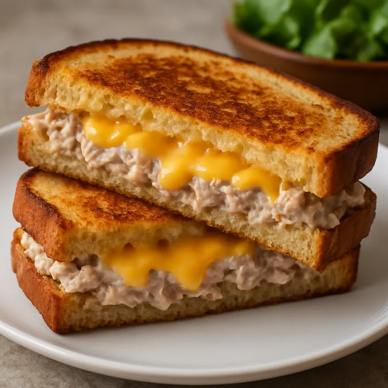 Thunfisch-Schmelzsandwich