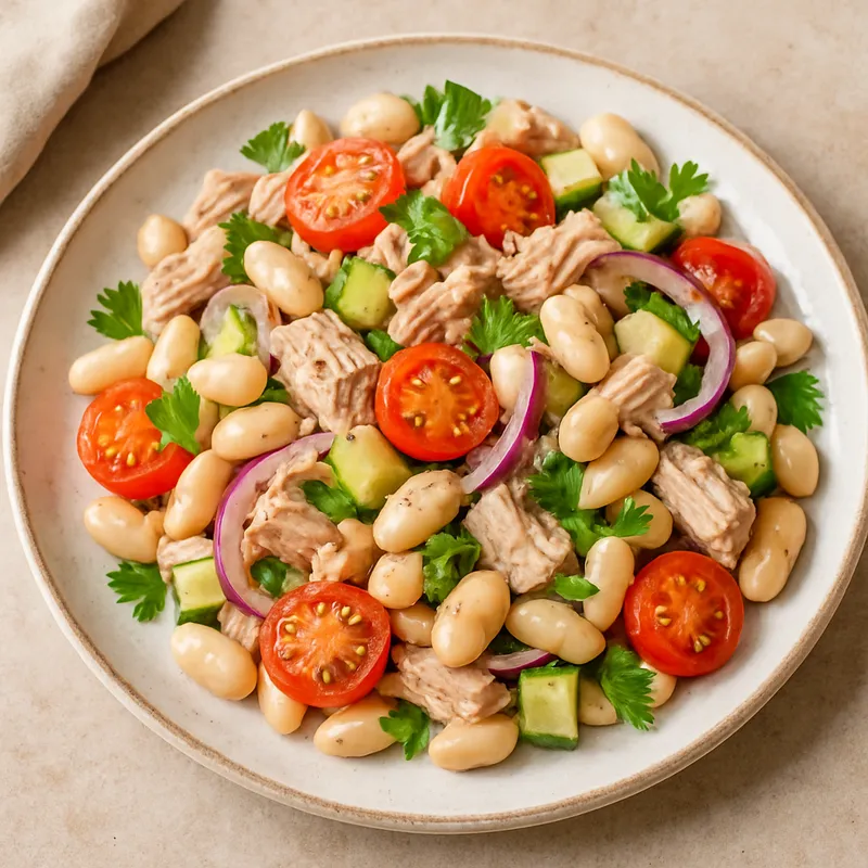 Thunfisch-Weißbohnen-Salat