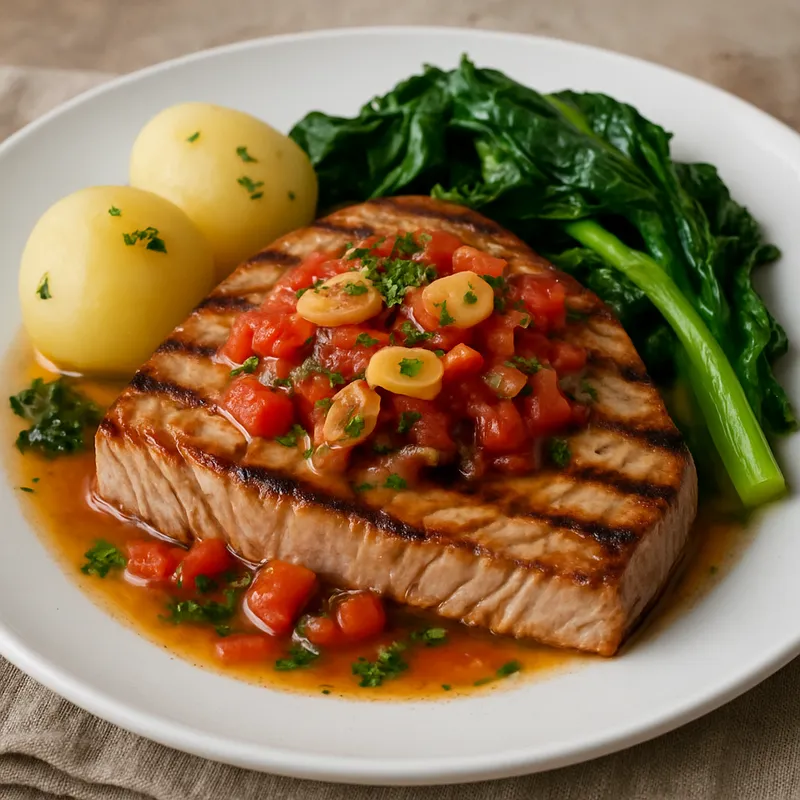 Thunfischsteak auf Azoren-Art