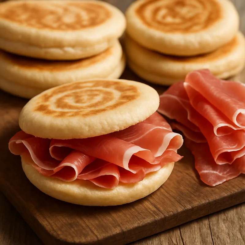 Tigelle mit Prosciutto