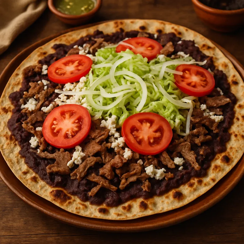 Tlayudas (Oaxacanische Riesentortilla)