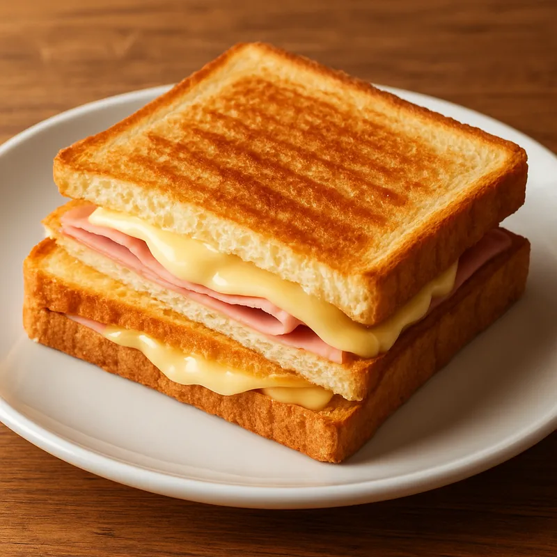 Toast mit Schinken und Käse (Tosta De Queijo E Fiambre)