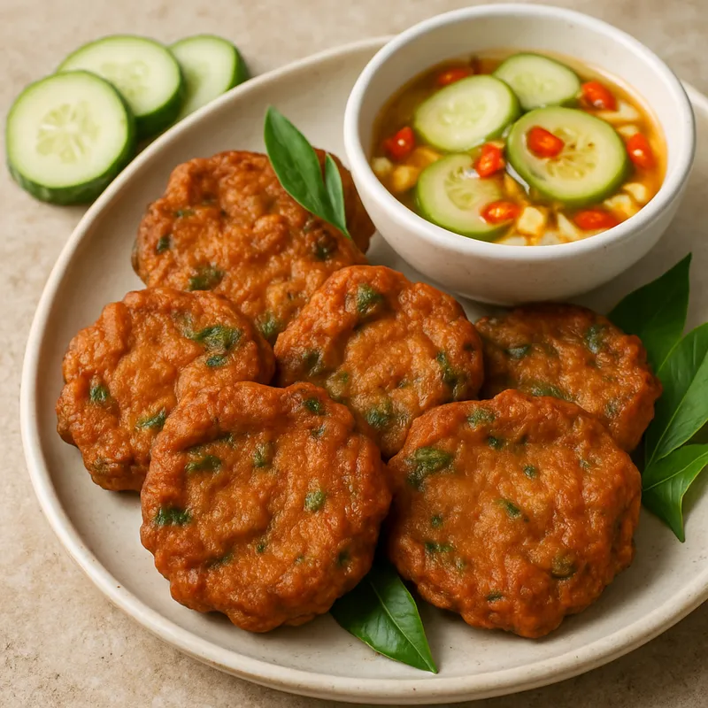 Tod Man Pla (Thailändische Fischküchlein)
